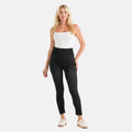 Livmore Women Free Size Far Infrared Compression Tights Thermal Slim Seamless Tourmaline Bamboo Leggings