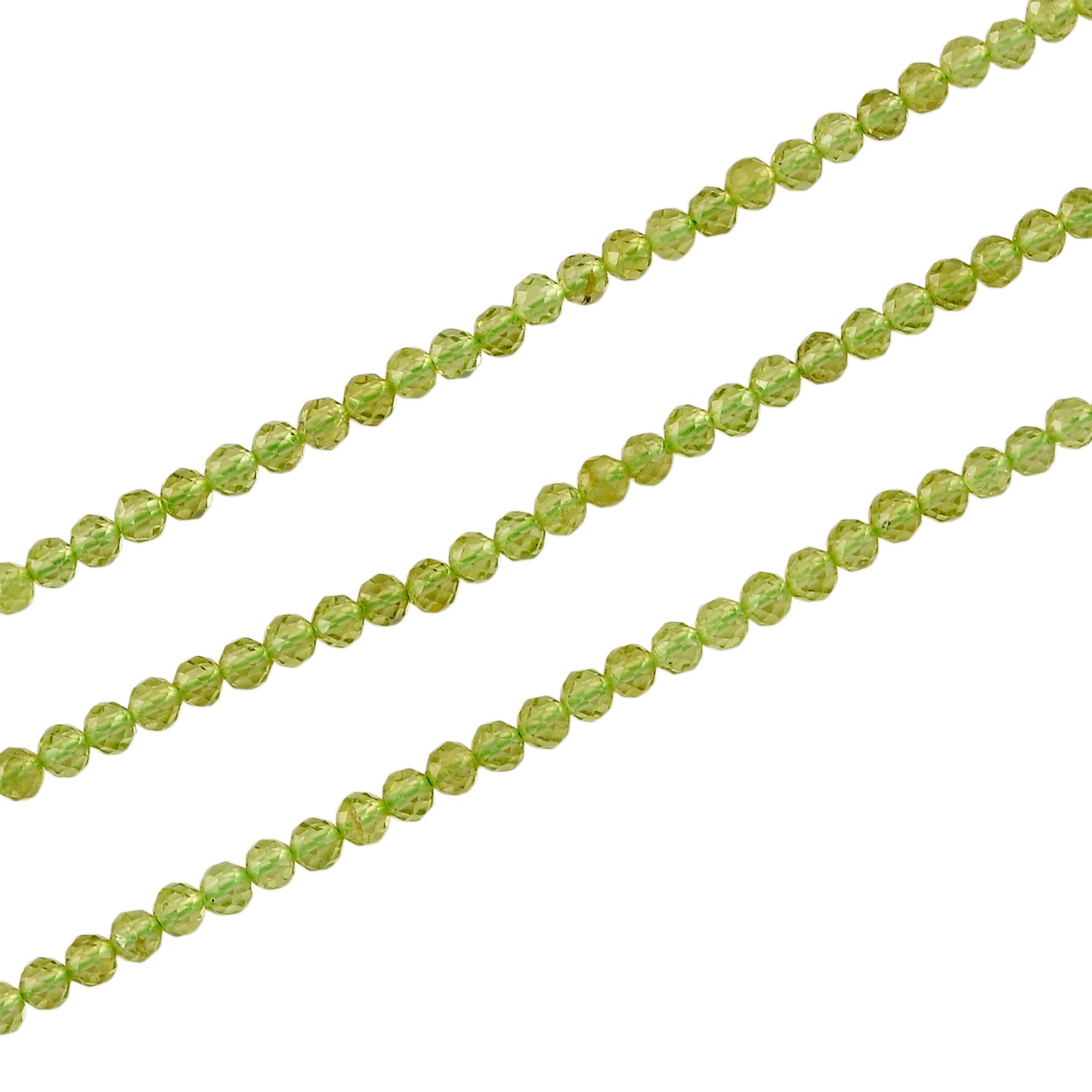 D'Joy Peridot Halskette Flexibles (ca. 50 cm) 925 Silber rhodiniert ca. 110,00 ct.