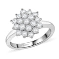 LUXORO Weißer Diamant I2 Ring 417 Gold (Größe 17.00) ca. 1,03 ct