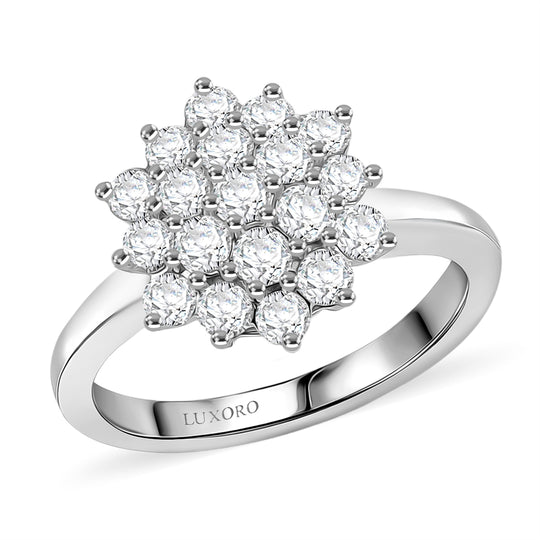 LUXORO Weißer Diamant I2 Ring 417 Gold (Größe 17.00)   (10-16 Werktage Lieferzeit) ca. 1,03 ct