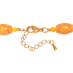 EVER TRUE Gelber Aventurin, Gelber Quarzit Halskette ca. 45 cm + 5 cm Extender, 316L Edelstahl Gold ca. 285.00 ct