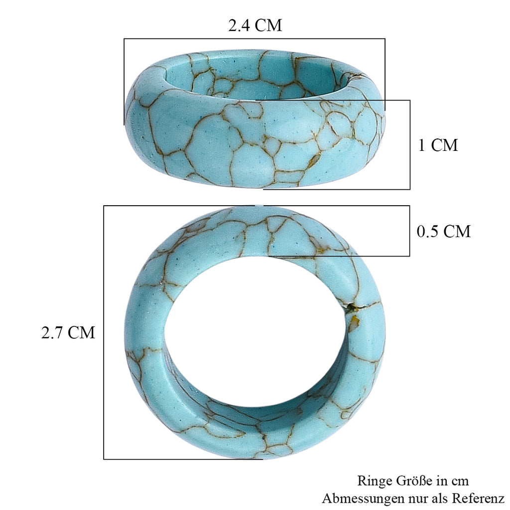 Grüner Aventurin Ring (Größe 18.00) ca. 27.50 ct