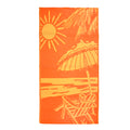 Livmore Outdoor-Teppich, gestreiftes Design, 440 GSM, 71 x 147 cm, Orange