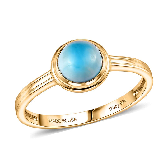 D'Joy AAA Larimar Ring 925 Silber (Größe 16.50) ca. 1,60 ct
