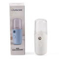 LIVMORE - Mini-Nano-Feuchtigkeitsspray-, wiederaufladbar, 20 ml, Blau