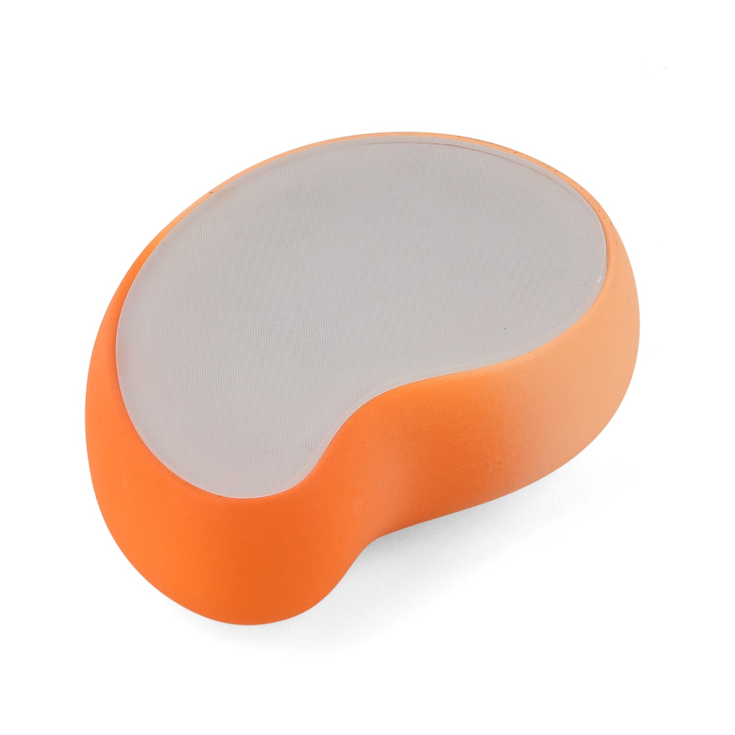 LIVMORE Nano-Kristall-Haarentferner mit Nano-Glas, Soft-Touch ABS-Gehäuse, 10x7x3,5cm, Orange-Farbverlauf