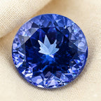AAAA Tansanit, Rundschliff, facettiert,   (4-5 Werktage Lieferzeit) ca. 6 mm, ca. 0,8 0.80 ct