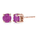 D'Joy Ilakaka rosa Saphir Ohrringe, 925 Silber 750 rosévergoldet - 2,49 ct.