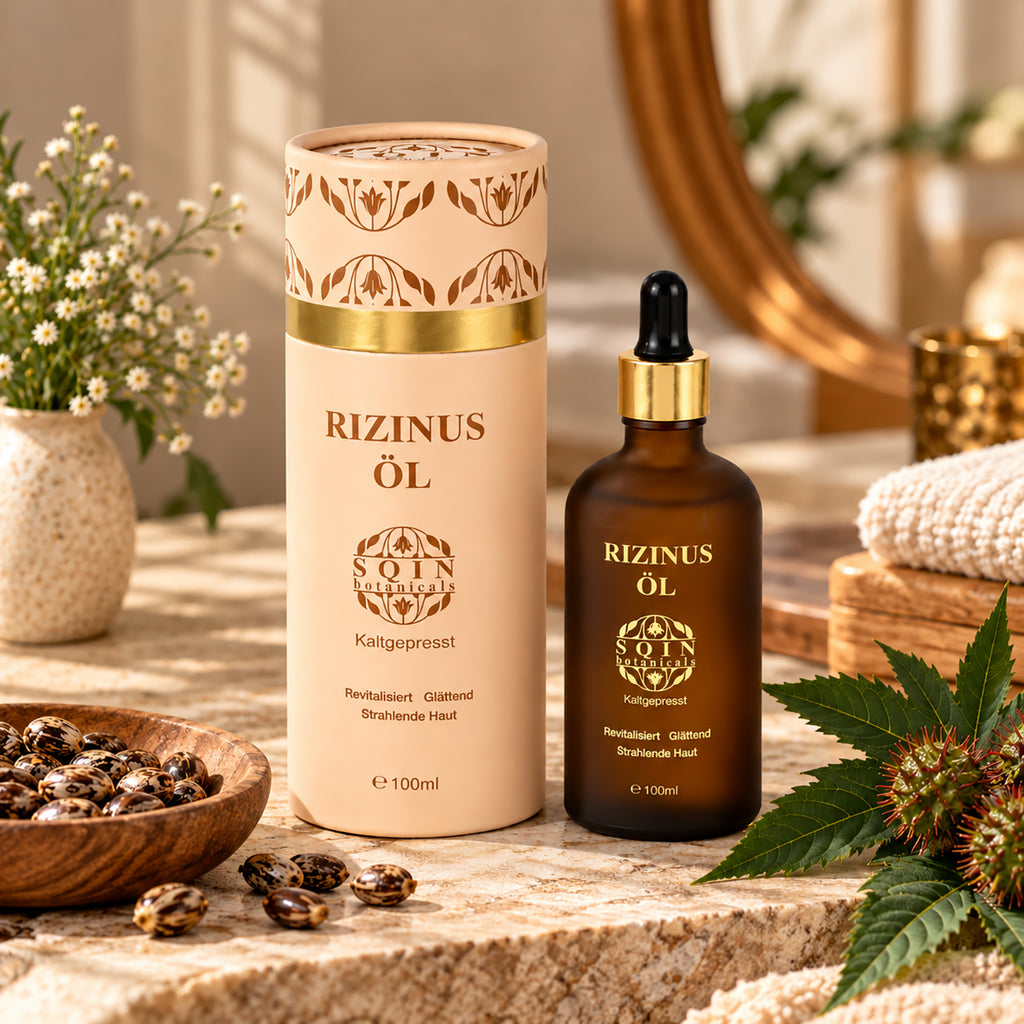 SQIN BOTANICALS - Kaltgepresstes Rizinusöl, 100 ml