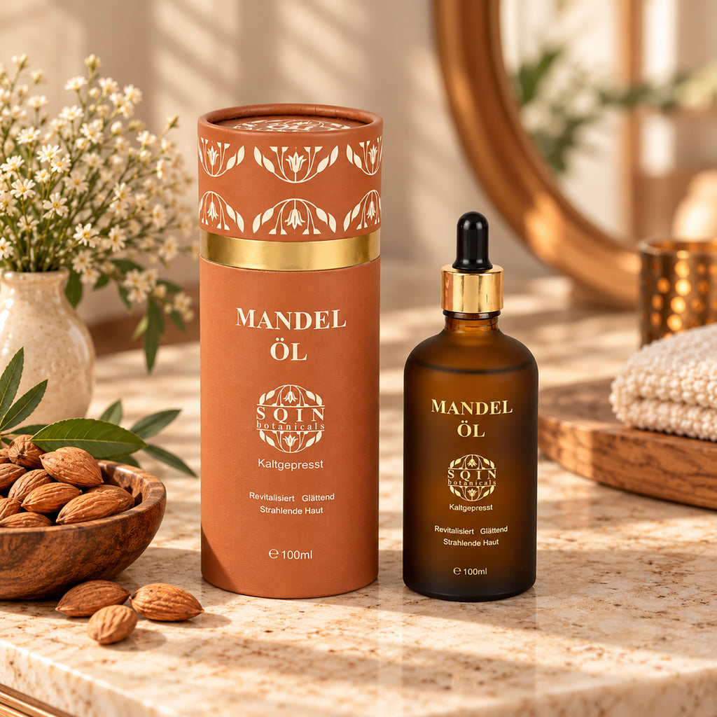 SQIN BOTANICALS - Kaltgepresstes Mandelöl, 100 ml