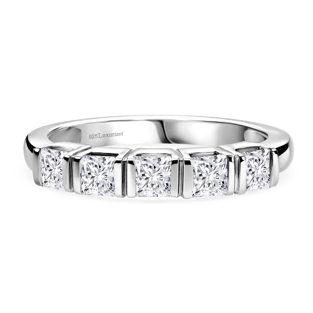 LUXURIANT DIAMOND - Lab Grown Diamant SI-GH Ring 925 Silber Rhodiniert (Größe 18.00) ca. 1,00 ct