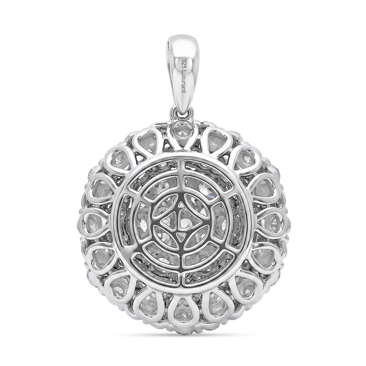 LUXURIANT SI-GH Labor Diamant Anhänger, 925 Silber rhodiniert - 3 ct.