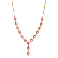 D'Joy Flamingo Mondstein 45cm Halskette - 12,28 ct.