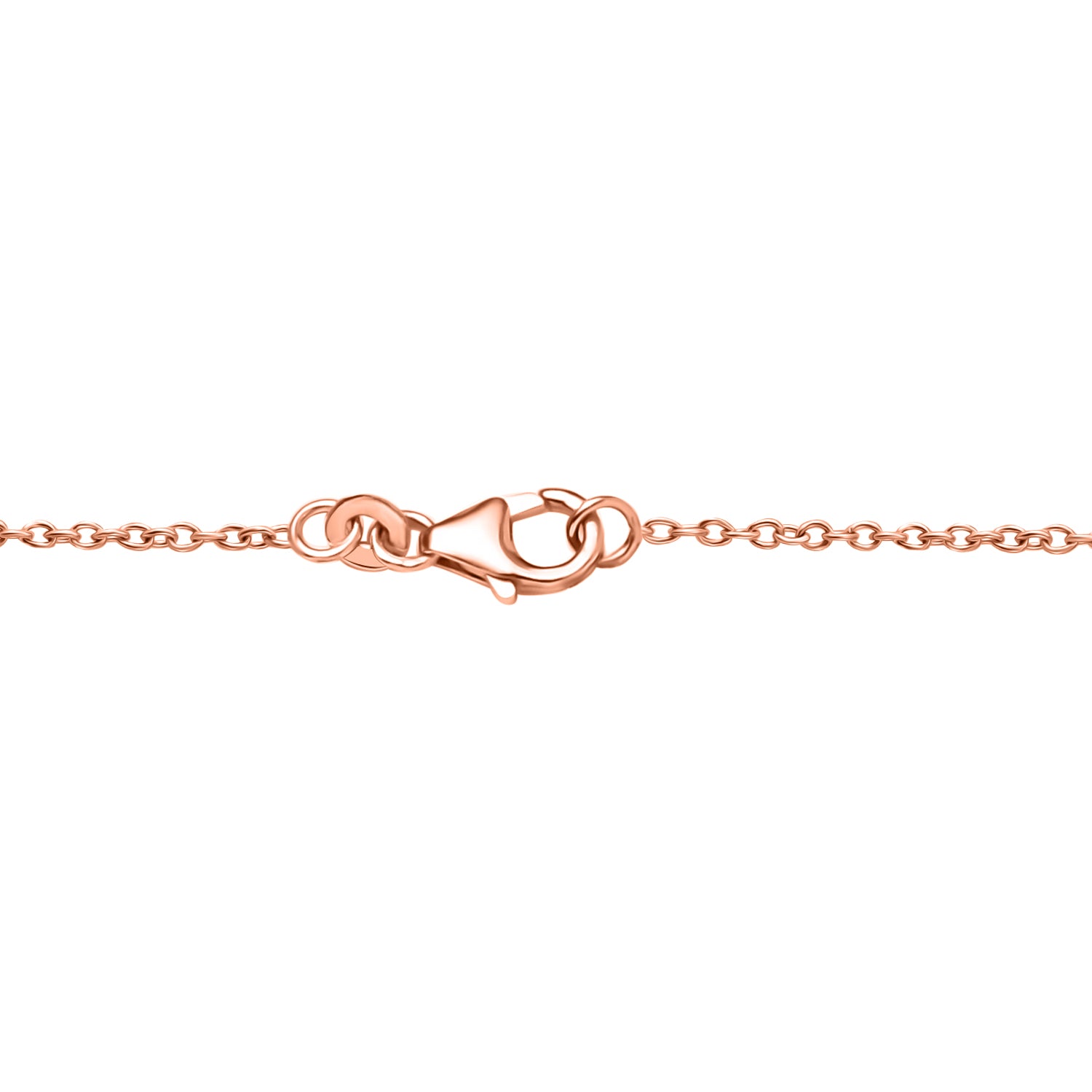 D'Joy Ilakaka Rosa Saphir (Fissure gefüllt) Halskette ca. 50 cm 925 Silber 750 Roségold vermeil ca. 3,20 ct.