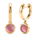 D'Joy Flamingo Mondstein Ohrringe - 1,81 ct.