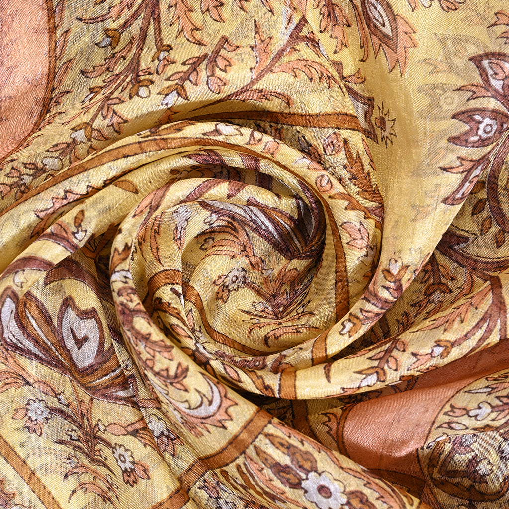 LA MAREY Seidenschal, 100 % Seide, Diamantmuster, 49 x 160 cm, Marineblau