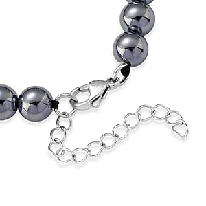 Terahertz, Weißer Kristall Armband ca. Flexibles cm 316L Edelstahl 80.00 ct