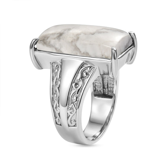 D'Joy AA Citrin, Moissanit Ring 925 Silber 750 Gelbgold vermeil (Größe 17.00)   (10-16 Werktage Lieferzeit) ca. 9,67 ct