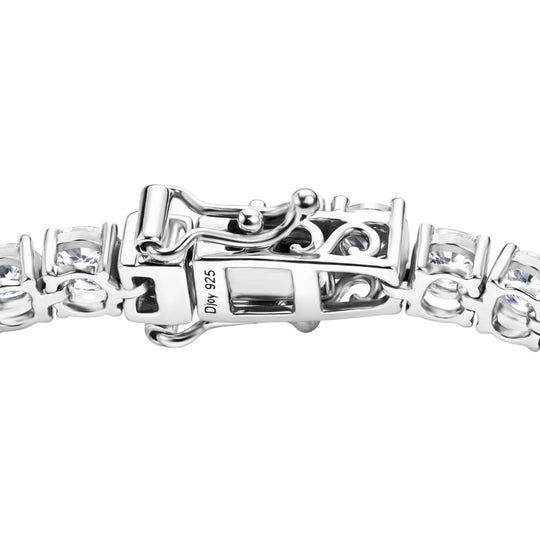 D'Joy Moissanit Armband ca. 18 cm 925 Silber Rhodiniert ca. 9,25 ct.