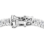 D'Joy Moissanit Armband ca. 20 cm 925 Silber Rhodiniert ca. 11,30 ct.