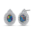D'Joy AA, Moissanit Ohrringe 925 Silber Rhodiniert ca. 3,04 ct.