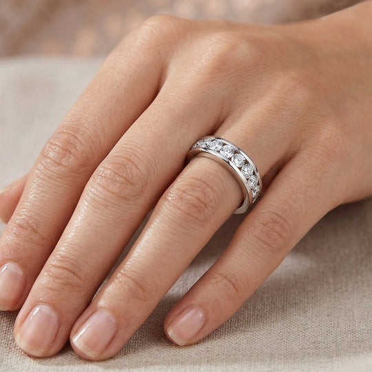 LUXURIANT DIAMOND - Lab Grown Diamant SI-GH Ring 925 Silber Rhodiniert (Größe 18.00) ca. 2.00 ct