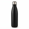 Edelstahl Trinkflasche doppelwandig 26 cm Schwarz