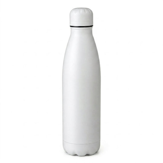 Edelstahl Trinkflasche doppelwandig 26 cm Schwarz