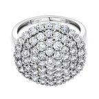 LUXURIANT DIAMOND - Lab Grown Diamant VS-EF Ring 925 Silber Platiniert (Größe 17.00) ca. 3,00 ct
