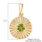 Peridot Anhänger und Ohrringe