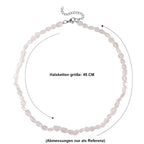 Regenbogen Mondstein Halskette, flexibel, 316L Edelstahl ca. 90.00 ct