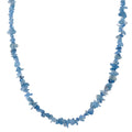 Sambischer Aquamarin Halskette ca. Flexibles cm 316L Edelstahl ca. 140.00 ct