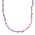 Kunzit Halskette ca. 45 cm 316L Edelstahl ca. 90.00 ct