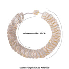 Weiße Perlmutt 45cm Halskette