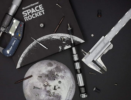 SET 27 Space Rocket Werkzeug Set, 27 teiliges Schraubendreher Bit Set für Haushalt und Reparaturen, Schwarz