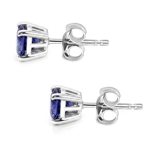D'Joy AA Tansanit Ohrringe 925 Silber Rhodiniert ca. 1,81 ct.