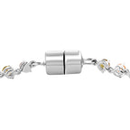 D'Joy AA Mehrfarbig-Turmalin Armband ca. 18 cm 925 Silber Rhodiniert ca. 4,42 ct.