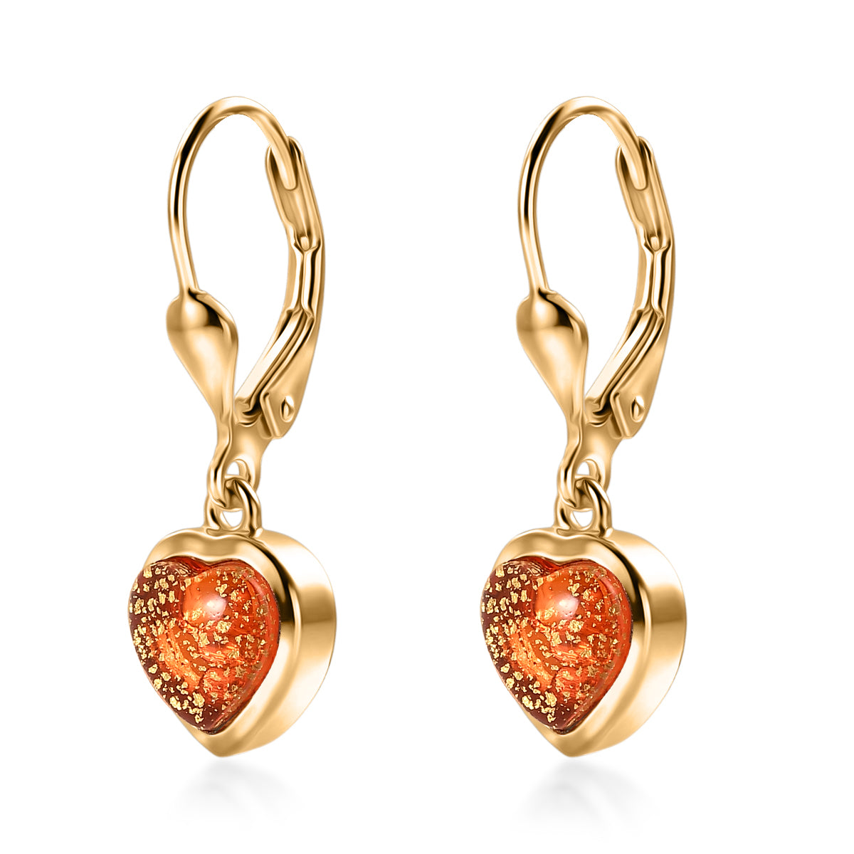 GP Whispers of Murano Kollektion - Murano aus Italien, Kanchanaburi Blauer Saphir Ohrringe 925 Silber 750 Gelbgold vermeil ca. 2.69 ct