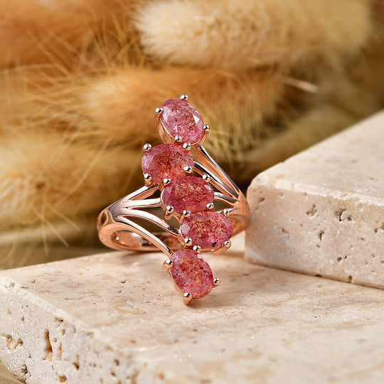 EVER TRUE AA Tansanischer Natronite Ring Reine Bronze (Größe 20.00) ca. 3,67 ct