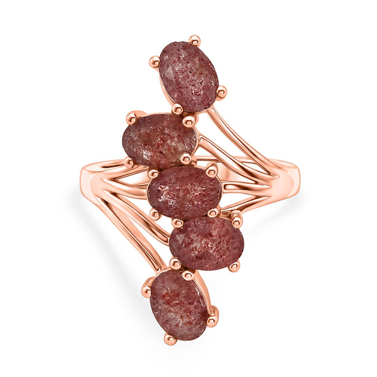 EVER TRUE AA Tansanischer Natronite Ring Reine Bronze (Größe 20.00) ca. 3,67 ct