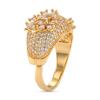 Weißer Zirkonia Ring Nickelfreies Messing (Größe 18.00)