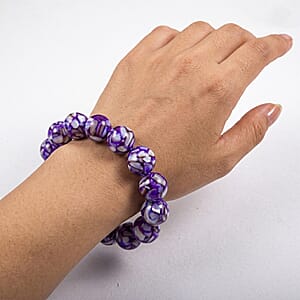 Rosa Murano-Stil (15 mm) Armband 20.32 cm 295.60 ct