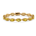 D'Joy AAA Ouro Verde Quarz 19cm Armband - 13,82 ct.