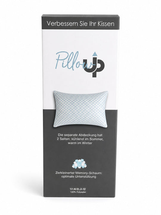 PillowUp Ganzjahreskissen mit kühlendem und wärmendem Komfort, 40x60 cm