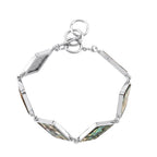 Abalone Muschel Armband ca. Flexibles cm Nickelfreies Messing ca. 75.00 ct