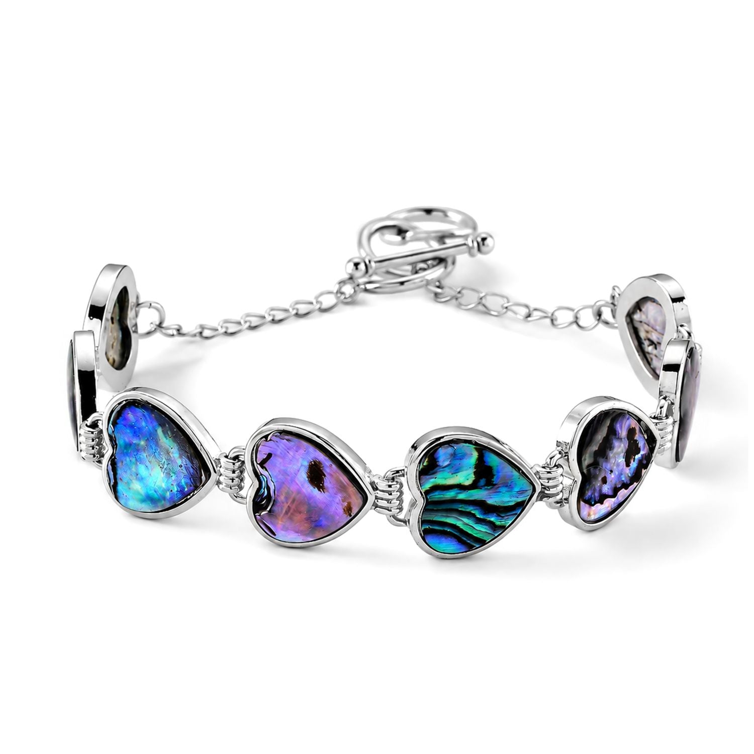 Abalone Muschel Armband ca. Flexibles cm Nickelfreies Messing ca. 50.00 ct