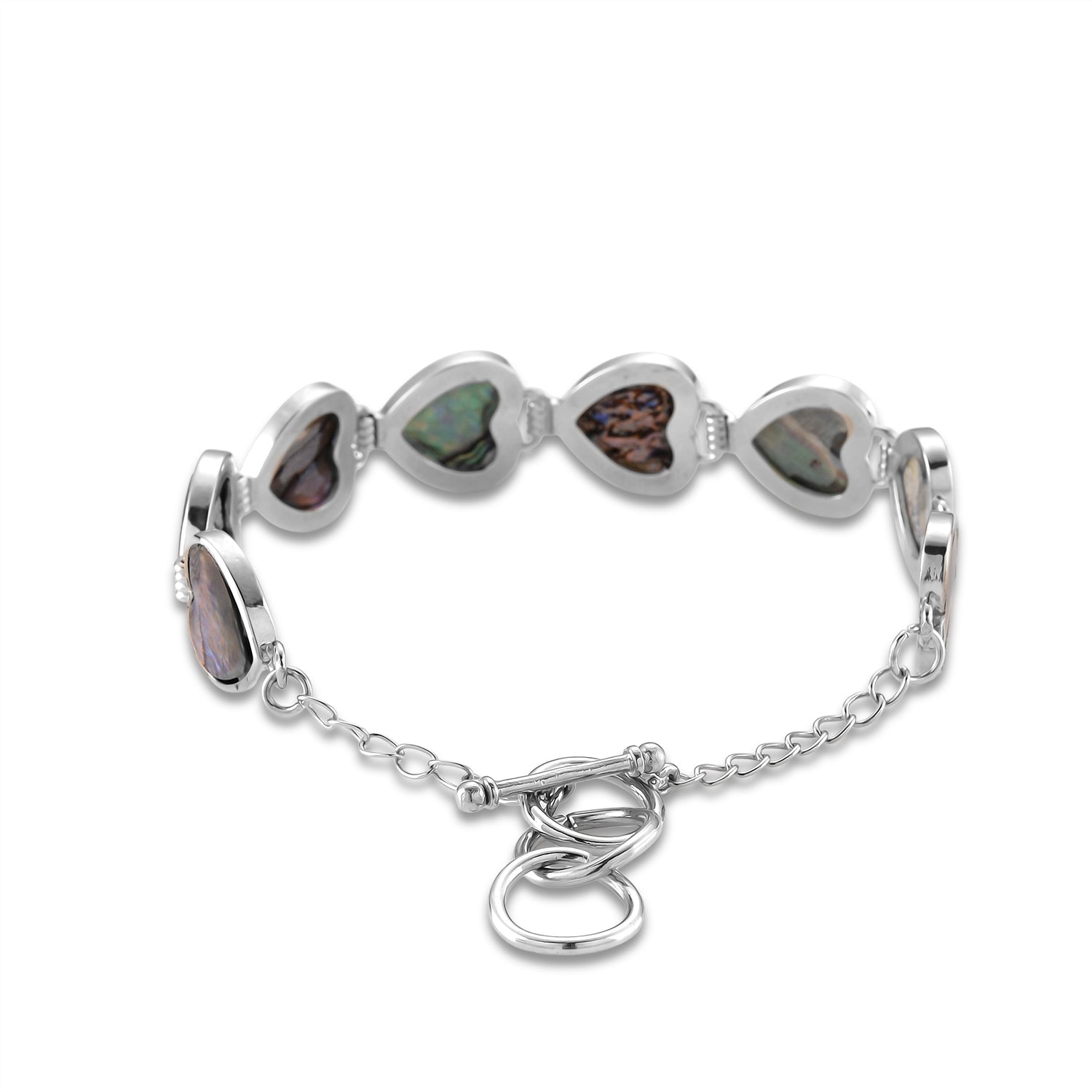 Abalone Muschel Armband ca. Flexibles cm Nickelfreies Messing ca. 50.00 ct