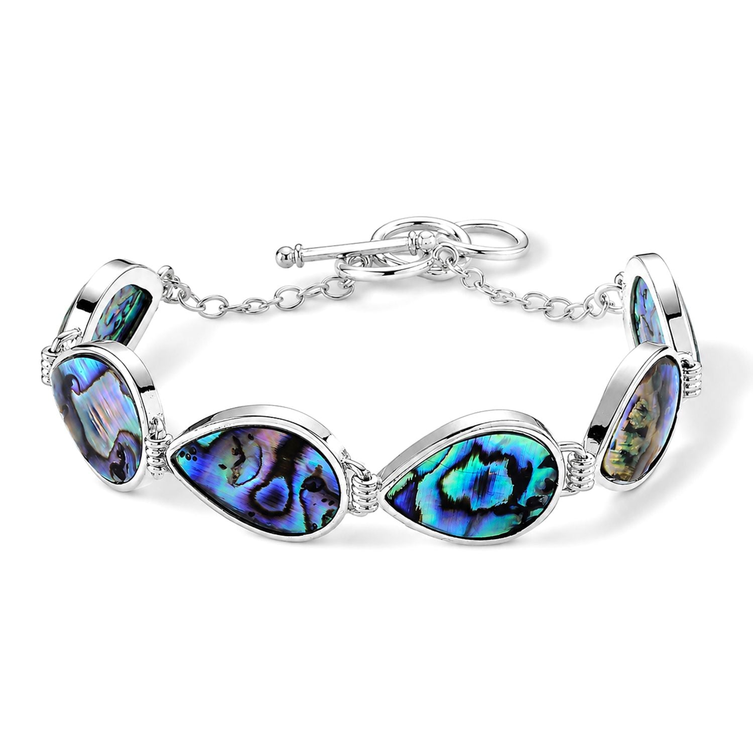 Abalone Muschel Armband ca. Flexibles cm Nickelfreies Messing ca. 55.00 ct