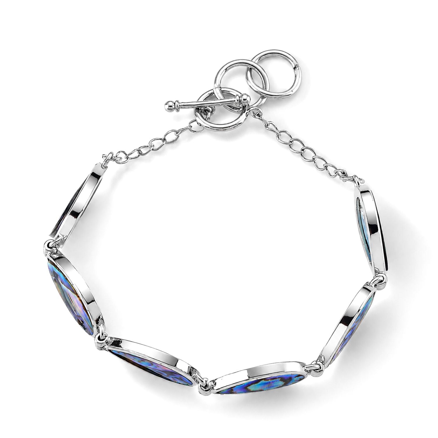Abalone Muschel Armband ca. Flexibles cm Nickelfreies Messing ca. 55.00 ct