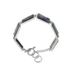 Abalone Muschel Armband ca. Flexibles cm Nickelfreies Messing ca. 60.00 ct